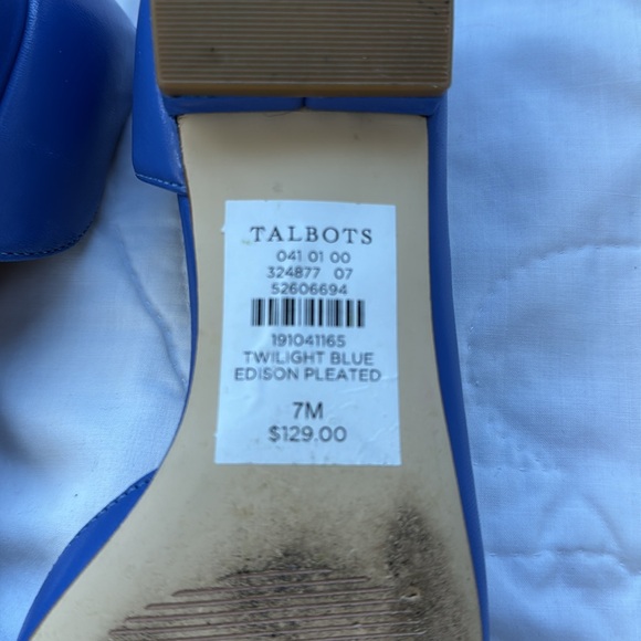 EUC Talbots shoes, blue size 7 - Picture 5 of 5